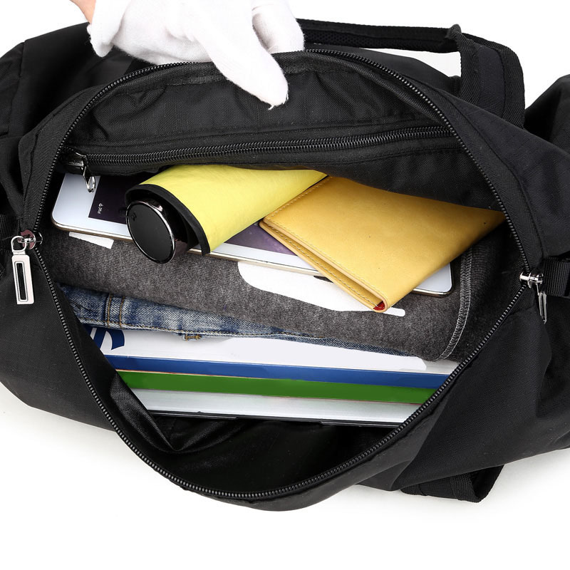 Zebella Reistassen Zwart Vouwen Opslag Sporttas Voor Gym Mannen Training Tas Meisjes Duffel Yog Fitness Tas Vrouwen Weekend tassen