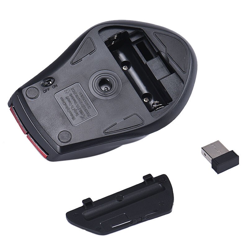 2.4GHz Wireless Optical Gaming Mouse Mice Red Portable Ergonomic Computer Silent PC Desktop Laptop Accessories