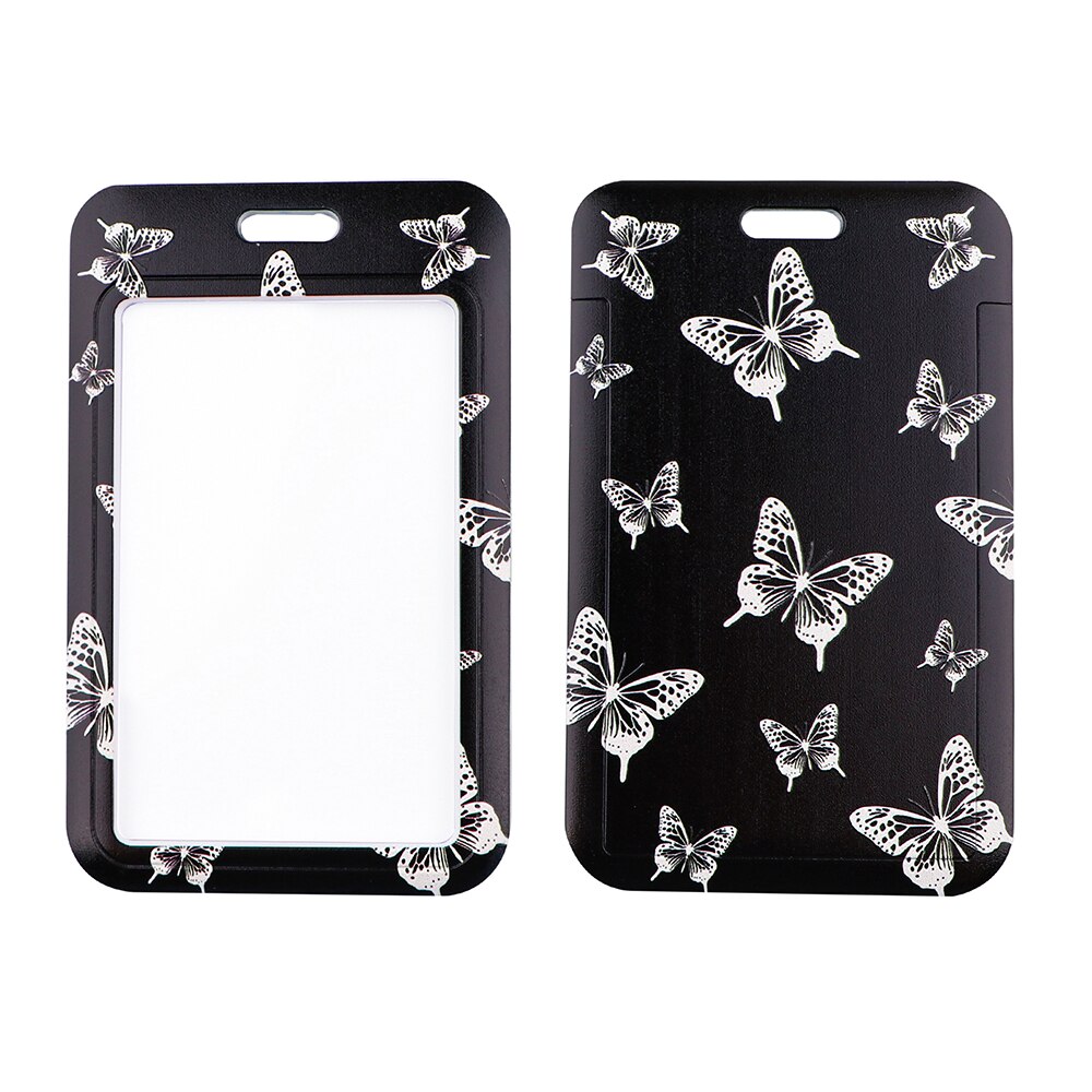 CB1194 Smycze motylkowe Brelok do kluczy DIY Paski do telefonów komórkowych Uchwyt na identyfikator USB Brelok do kluczy Wisząca lina Akcesoria do telefonów: Piano Black