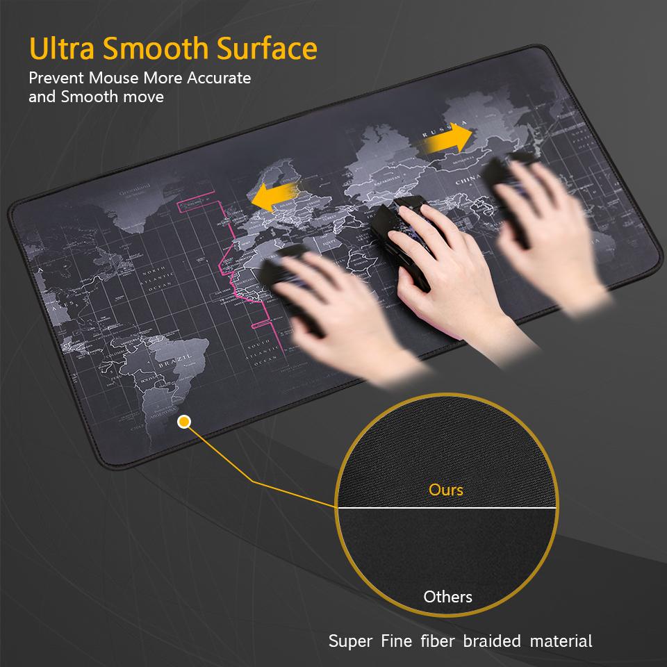 Gaming Mouse Pad RGB Large Mouse Pad Gamer Big Mouse Mat Computer Mousepad Led Backlight XXL Surface Mause Pad Keyboard Desk Mat