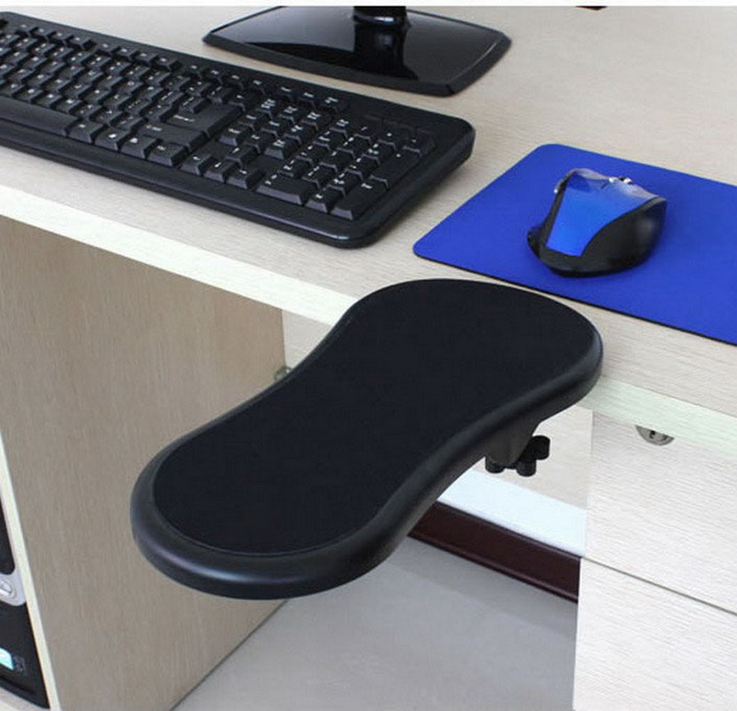 Smartlife skrivebord, der kan fastgøres til computerbord armstøtte musemåtter armled håndled hviler hånd skulderbeskyttelsespude