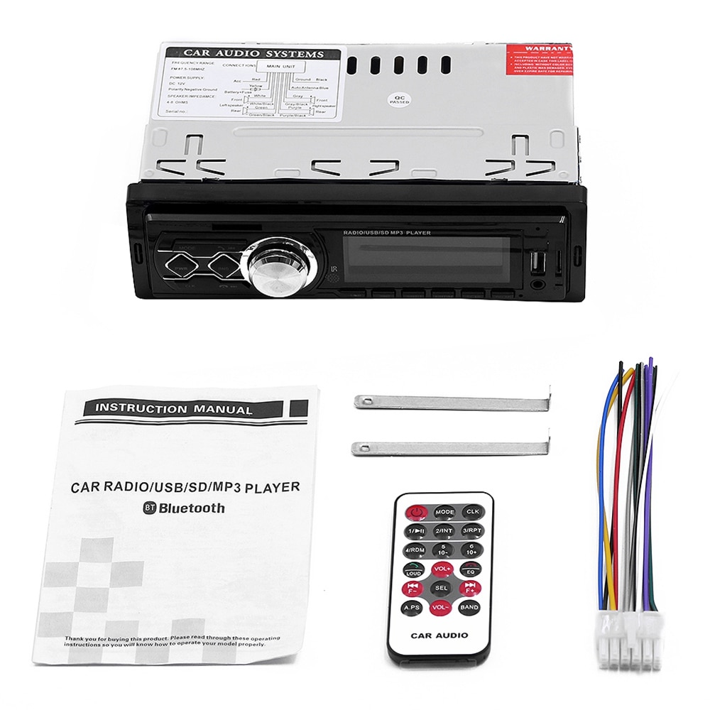 12V Fm Radio récepteur stéréo Mp3 Wma Wav Flac voiture