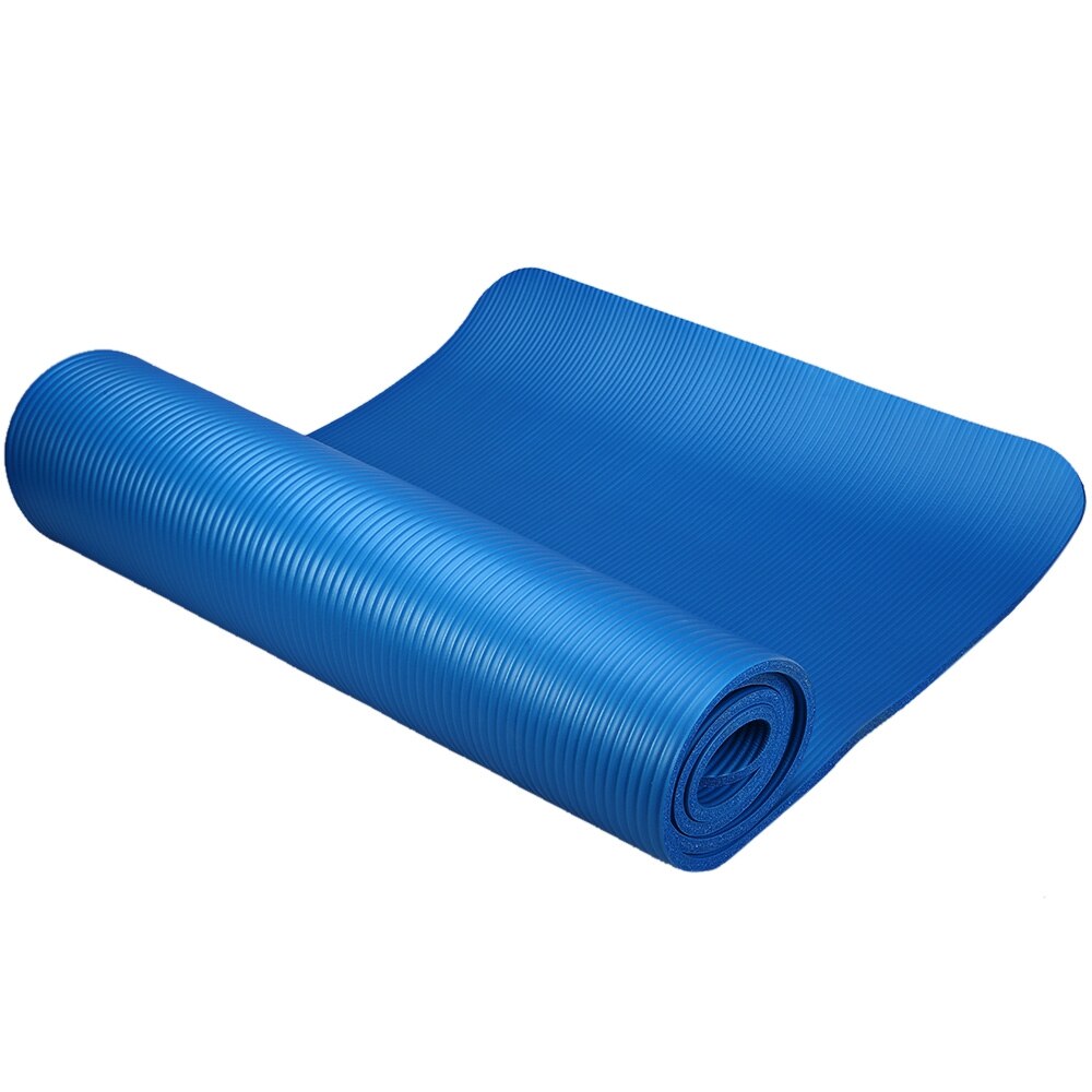 TPE Yoga Mat - 183x61x10mm - Position Line - Non-Slip - Beginner Friendly - Fitness Gym