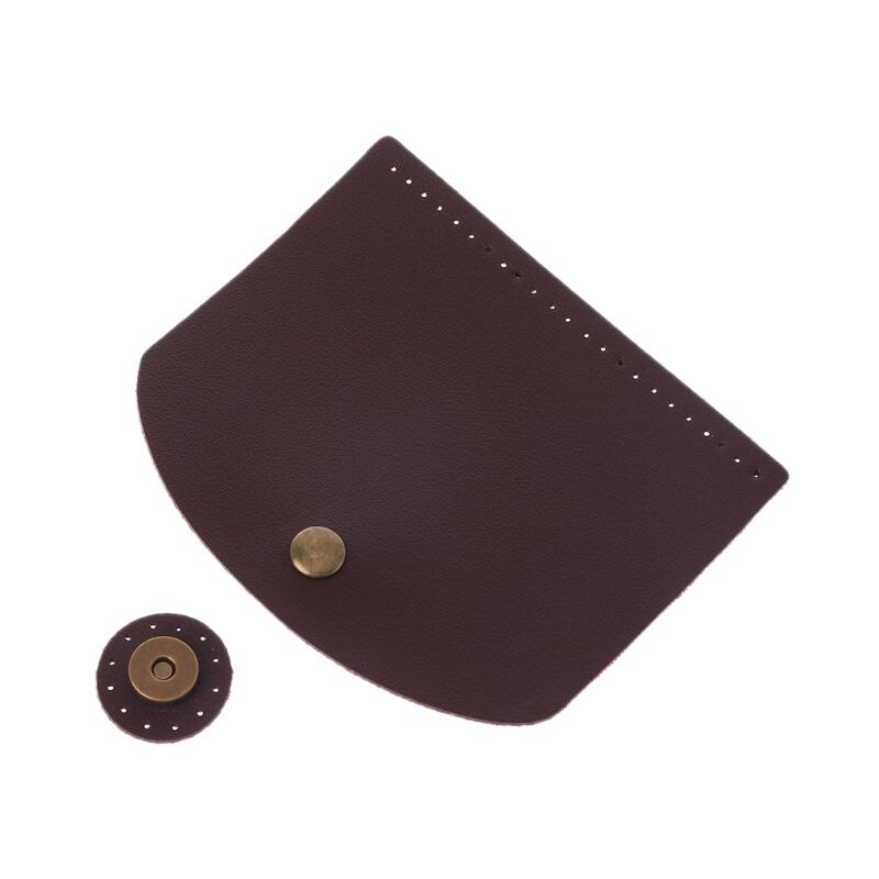 Mode Schoudertas Flap Cover Vervanging Voor Vrouwen Handtas Diy Accessoires: Deep coffee