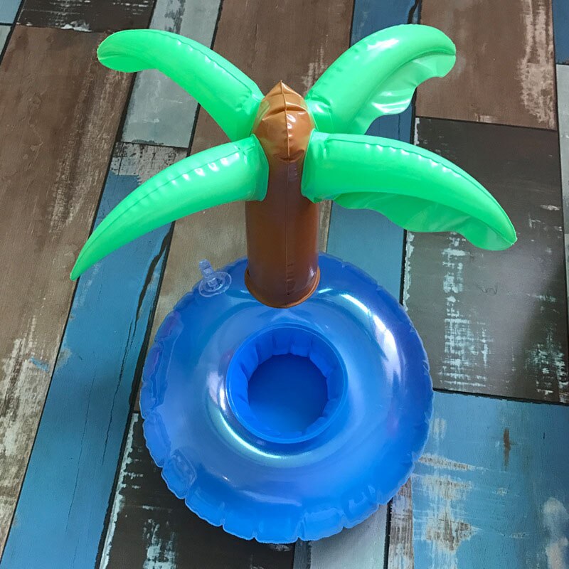 Tecknad uppblåsbar mini kopp kudde kokosnöt ananas vatten uppblåsbar leksak foto av vatten flytkoppen: 1