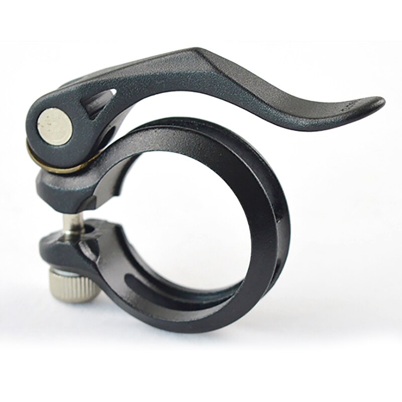 Bicycle Seatpost Clamp Quick Release Bike Seatpost Clamp Sandblasting Aluminum Alloy 34.9MM