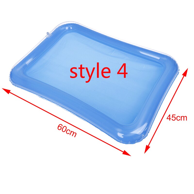 Opblaasbare plastic mobiele tafel voor binnen, magisch speelzand, kinderspeelgoed, dynamische zandbak, ruimteaccessoires, 7 stijlen: Stijl 4
