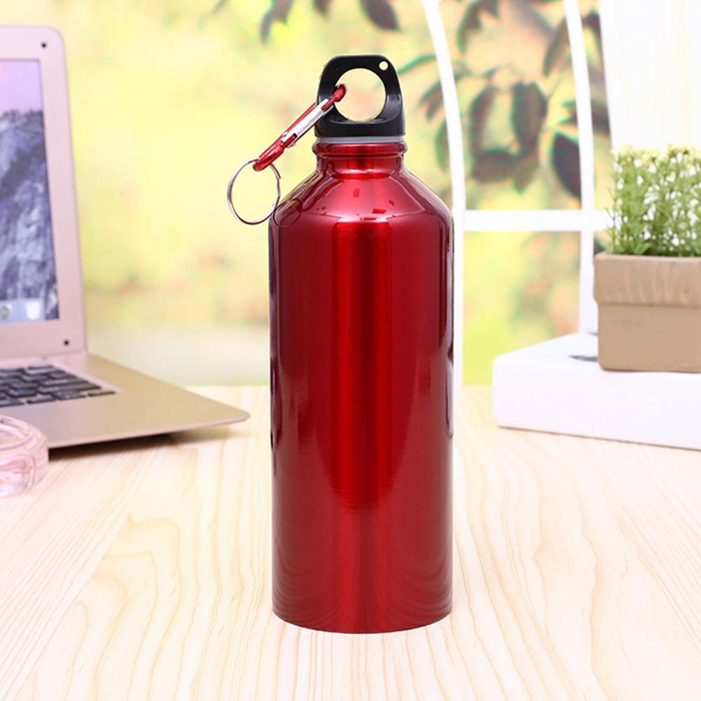 Vattenflaska i aluminium 400ml 500ml 600ml utomhusmotionscykel sportvattenflaskor dricksvattenkokare med lock lätt att bära