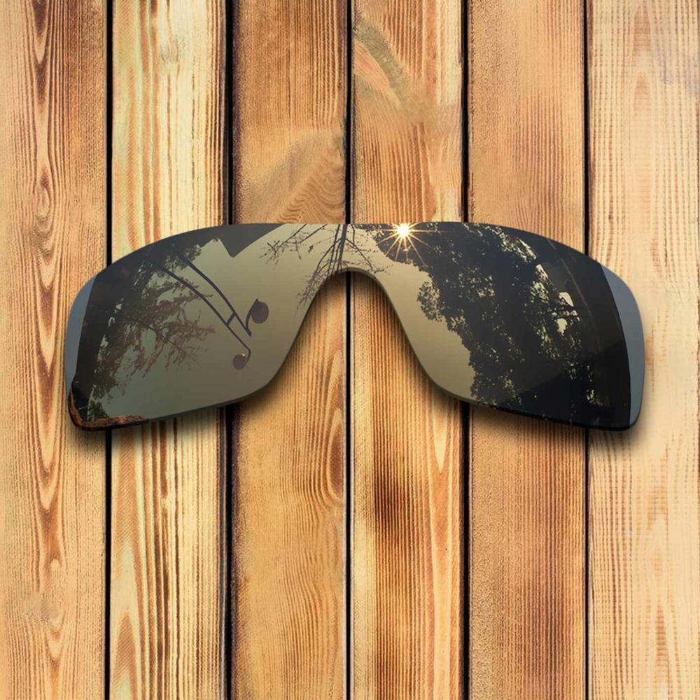 100% Precisely Cut Polarized Replacement Lenses for Oakley Oil Rig Sunglass - Many Colors: Copper Mirrored