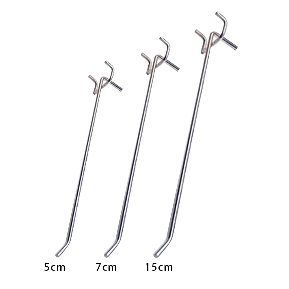 Accesorios para estanterías para el hogar, montaje en pared, herramienta colgante fácil de instalar, ganchos para tablero perforado para taller de garaje, 20 piezas