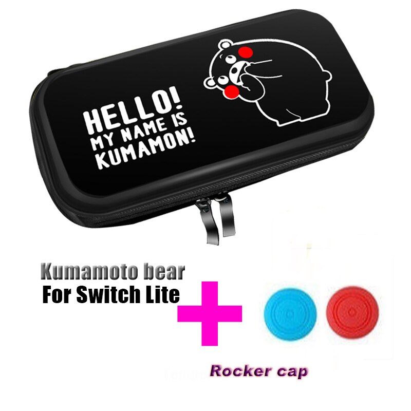 For Nintend Switch Lite Bag Storage For Switch mini Protector Case For nintendo switch mini accessories: Kumamoto bear 3in1