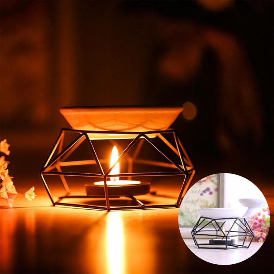 Speciale roestvrijstalen oliebrander kaars aromatherapie olielamp huisdecoraties aroma oven kaarshouders  #0109 a#487