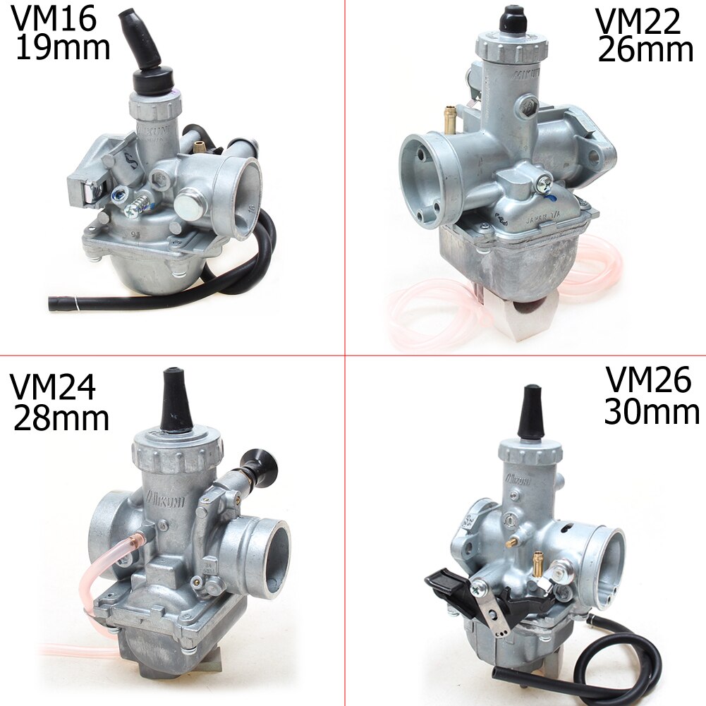 Hoge Prestaties Mikuni VM16 22 24 26 Carburateur 19Mm 26Mm 28Mm 30Mm Carb Voor 110cc Om 250cc Dirt Pit Bike Atv Quad Motorfiets