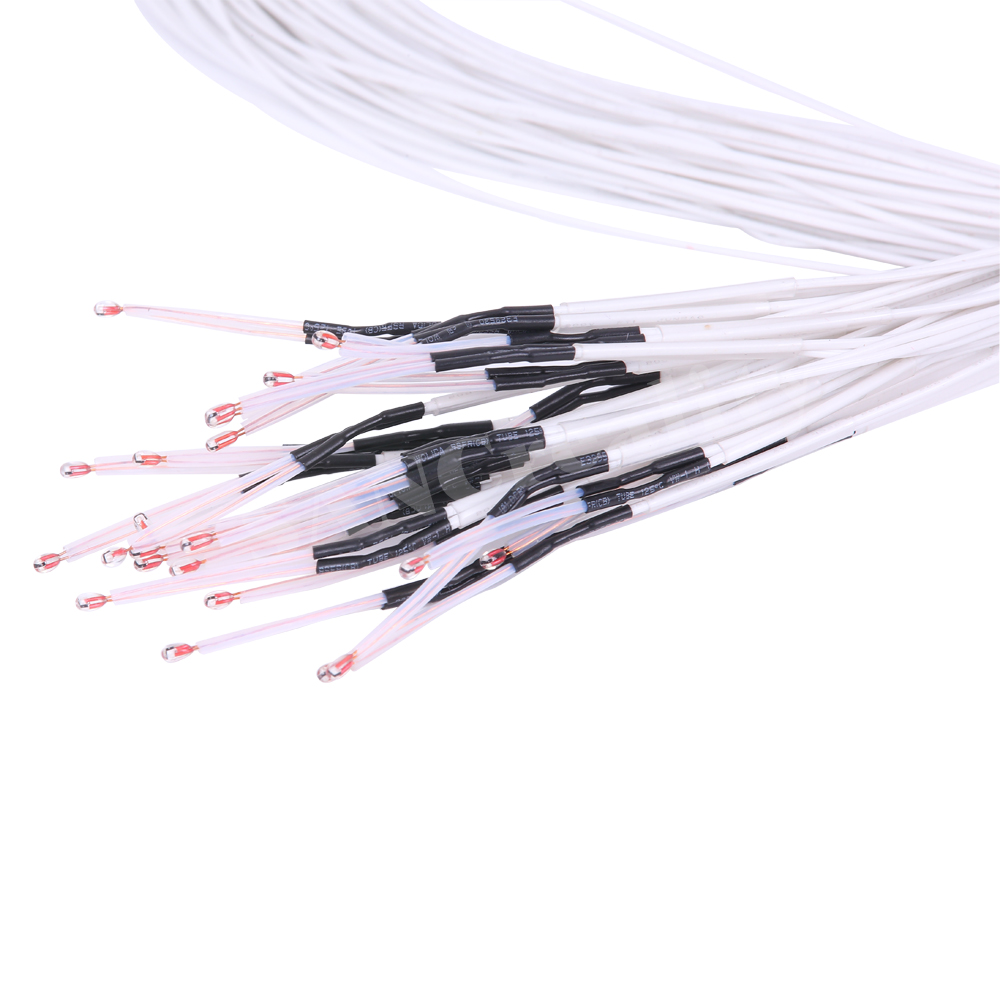 10 unids/pack Hotend 12V/24V 40W calentador rojo cartucho extrusor calentador + 100K NTC 3950K termistor para Ender 3 Pro piezas de impresora 3D