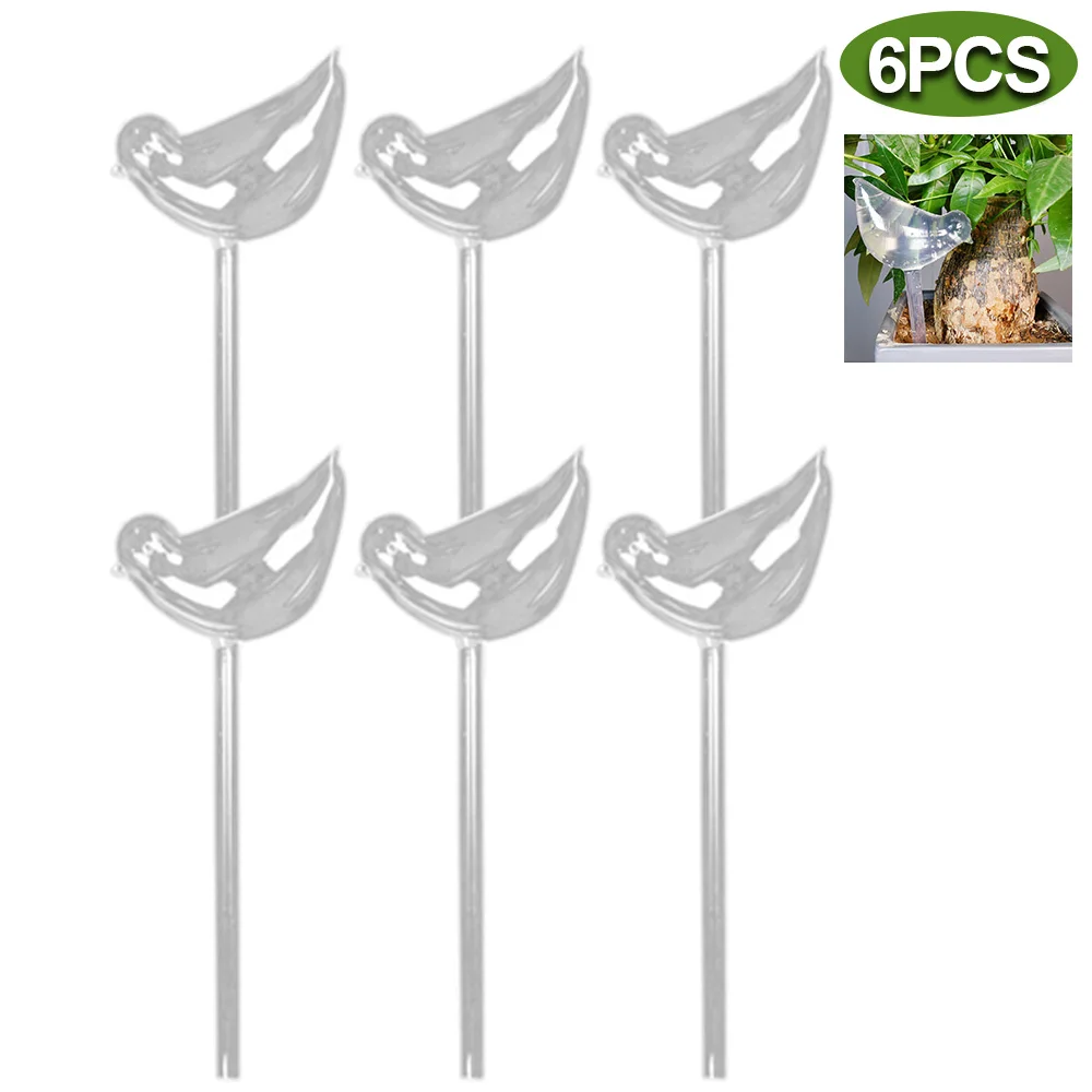 Gotero automático de riego por goteo para plantas, botella de agua con forma de pájaro, maceta de flores, herramientas de jardín para el hogar: Verde claro