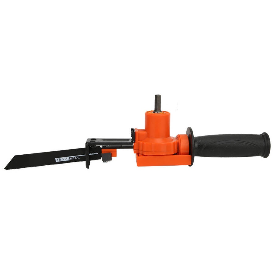Electric Grass Trimmer Cutting Tool Reciprocating Saw Attachment Adapter Change Electric Drill into Saw for Wood Metal PVC