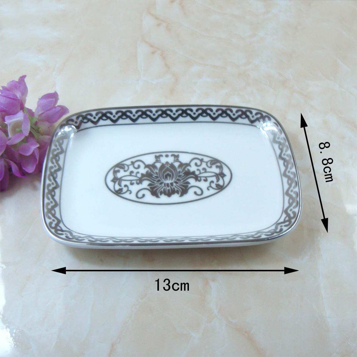 White Swan Soap Box European Ceramic Soap Box Soap Dish Handmade Soap Dish Soap Holder Suitable for Home: 2