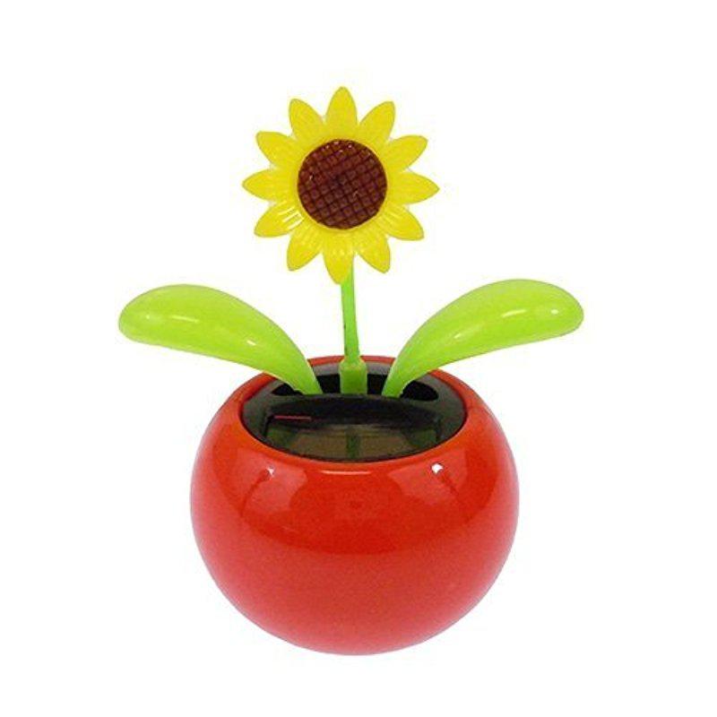 Sol dansende blomst - solsikke, mini sjovt legetøj fantastisk som eller dekorationsskib