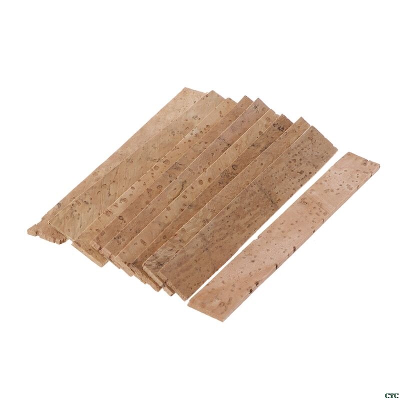 10pcs Clarinet Cork Bb Joint Corks Sheets For Saxophones Musical Instruments 81*11*2mm