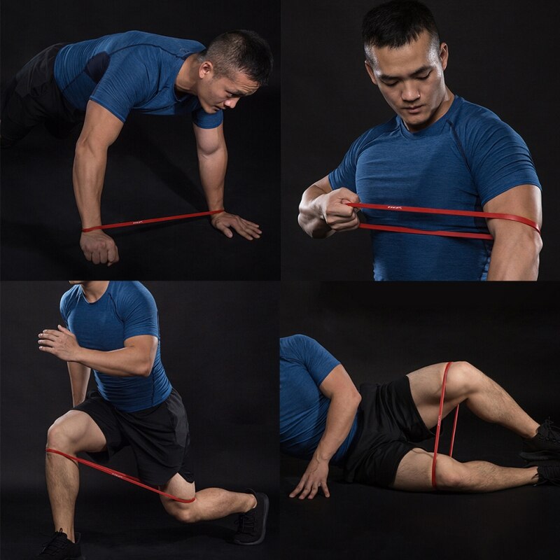 Bandes de résistance En Latex Naturel Boucle En Caoutchouc Gym Extenseur Renforcer D'entraînement De Fitness À Domicile Tirez Butin Bande Élastique 1 PIÈCES