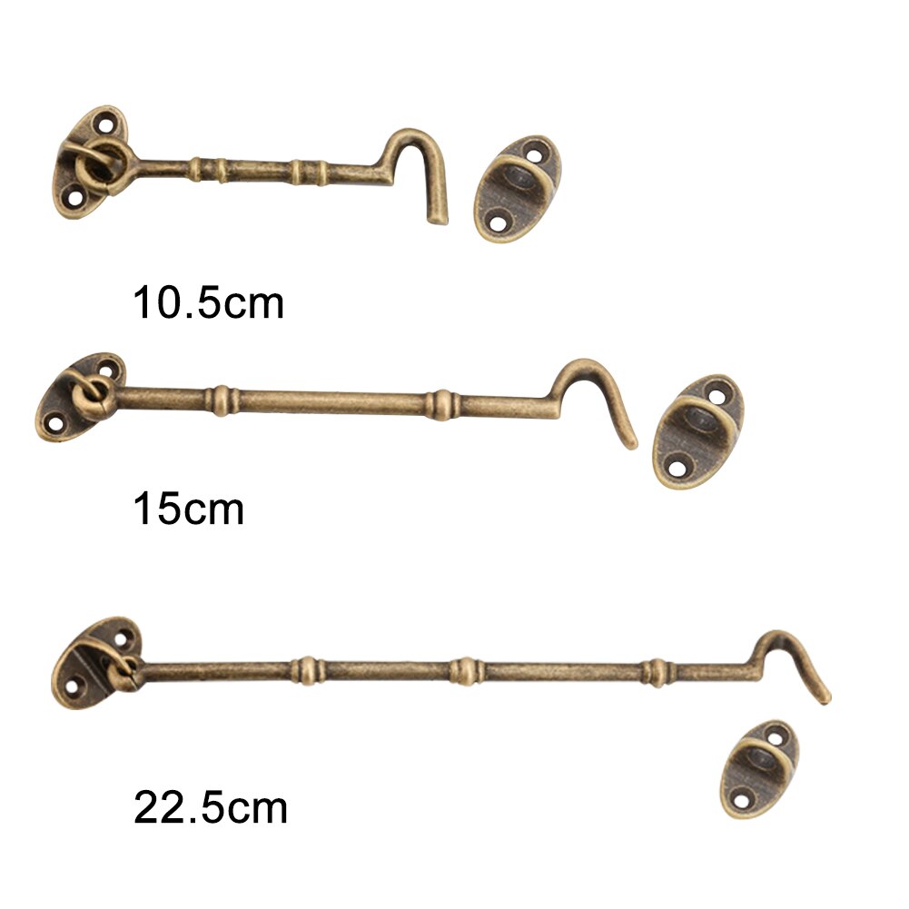 Cabinet Wind Brace Antique Style Window Fixing Easy Install Home Office Cabin Hook Decoration Furniture Hardware Pure Brass