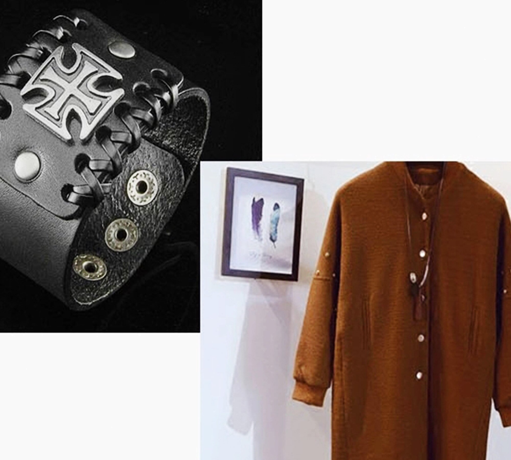 50Pcs Rose Gold Rivets Double Round Head Rivets Double-Sided Rivets Iron Buckle Quick Rivets DIY Leather Sewing Accessories