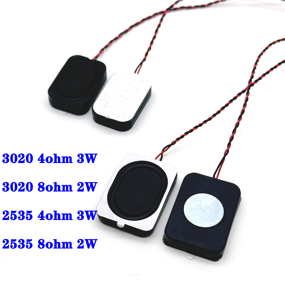 2535 3525 2030 4 Ohm 3w 8 Ohm 2W Speaker Cavity 4Ω 8Ω 2 3 Watt BOX Bluetooth-compatible Audio Speaker for Notebook Computer