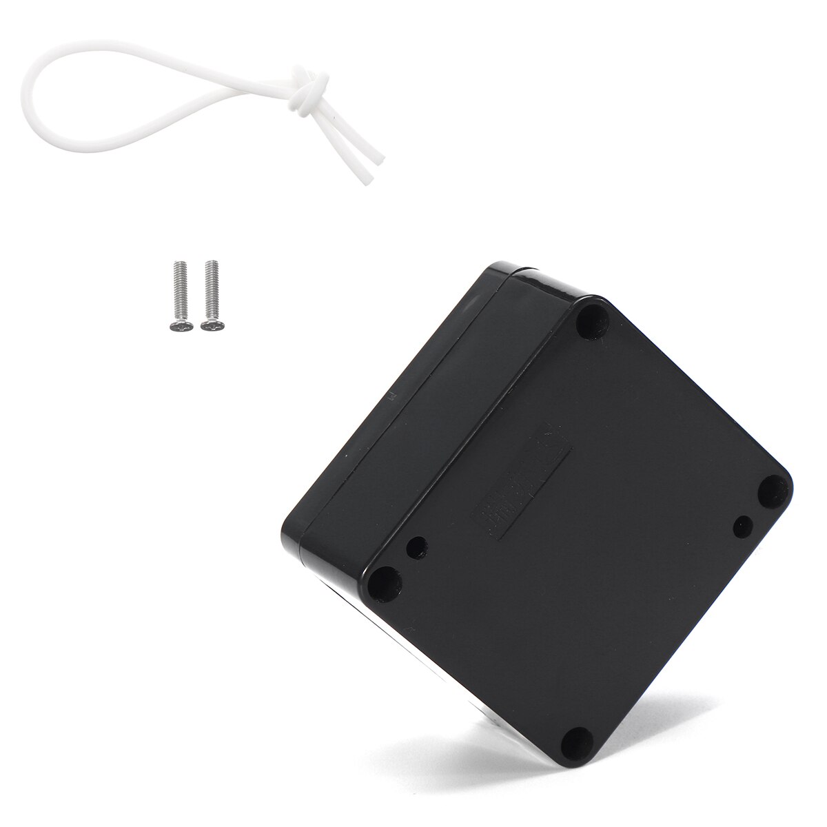 Black Color Waterproof Plastic Enclosure Box Electronic Housing Instrument Case Electrical Project Outdoor Junction Box: 64x58x35mm