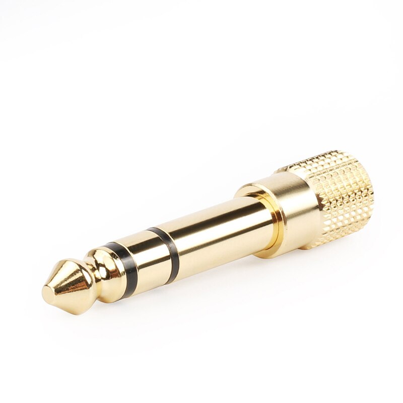 Jack 6.35mm Male Plug To 3.5mm Female Jack Audio Connector Headphone Amplifier Audio Adapter Microphone AUX 6.3 3.5mm Jack Plug: Default Title
