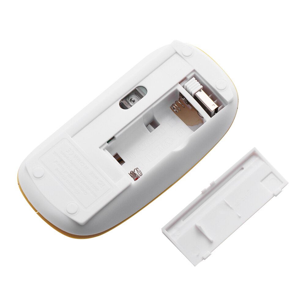 1 pc bærbare 2.4g trådløse mus ultratynne usb optiske mus stille knapp for pc bærbar macbook desktop air pro