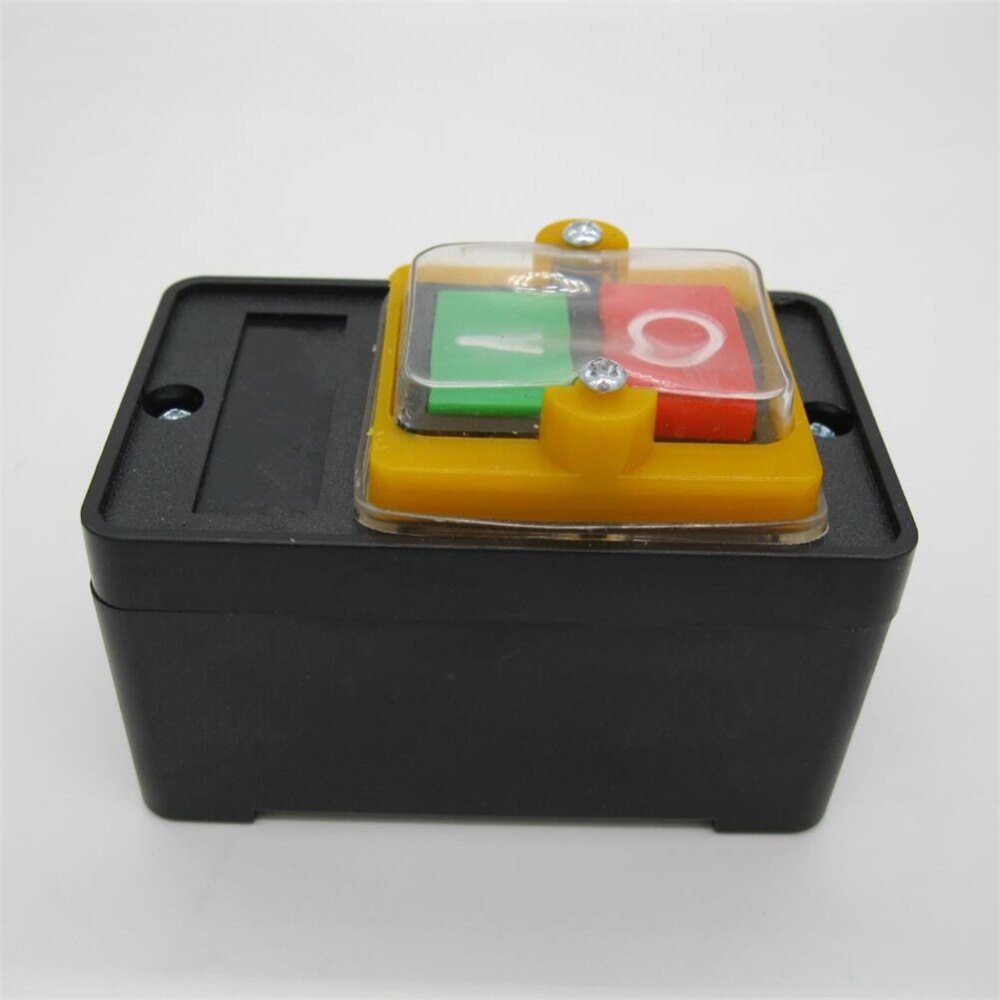 Interrupteur à bouton-poussoir étanche à l'eau 10A 220V 380V bouton-poussoir étanche pour Machine de découpe