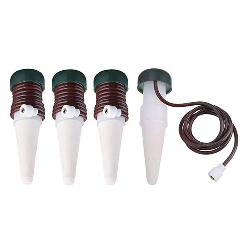 4 Pcs Self-Watering Auto Plant Waterers Drip Irrigatie Watering Systeem Automatische Indoor Plant Watering Apparaat Voor Kamerplant