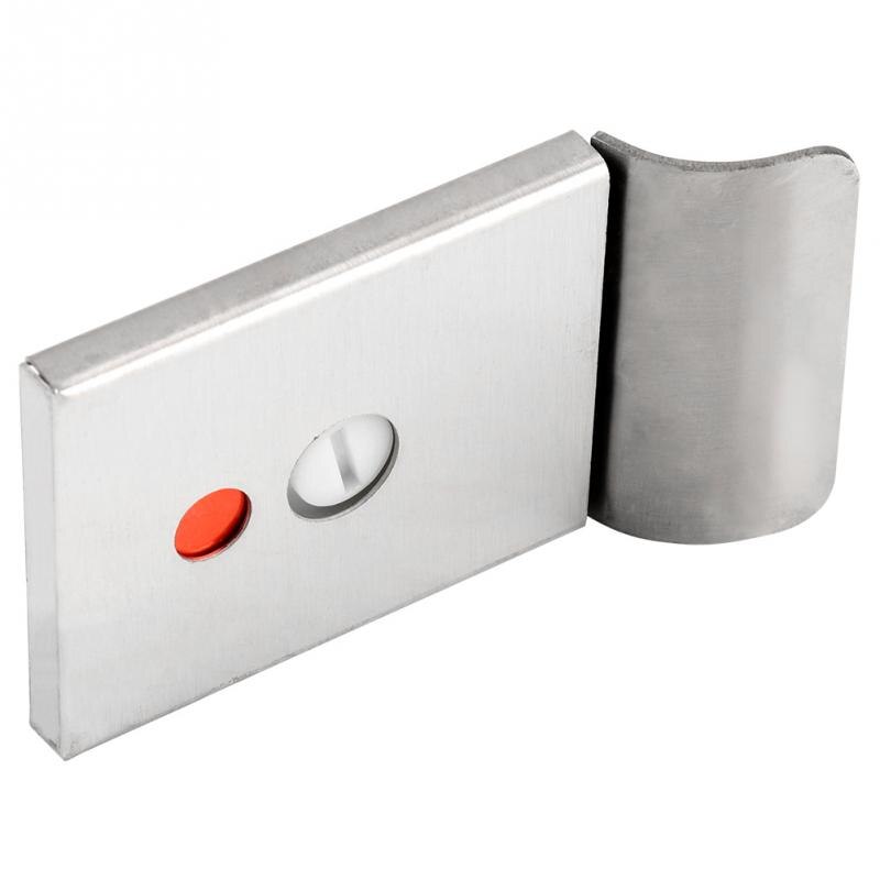 WC Toilet Indicator Door Lock Bathroom Toilet Privacy Bolt Door Latch w/ Indicator Home toilet Door Fittings cerradura puerta