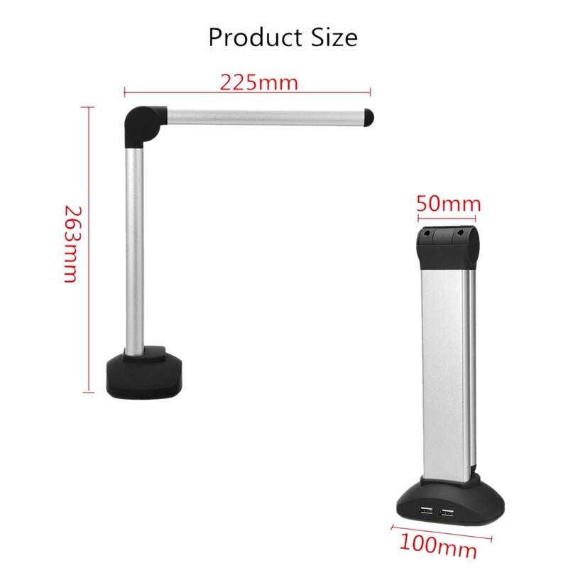 Draagbare High Speed Usb Boek Afbeelding A4 Document Camera Scanner Met 8.0MP Camera School Kantoor Bibliotheek Bank Hd High-definition