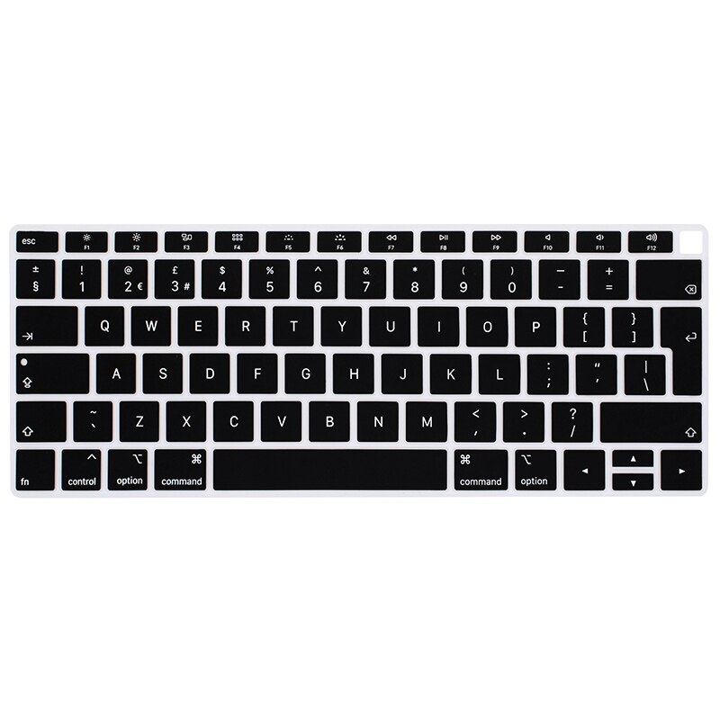 MacBook Air 13 A1932 Keyboard Protector - Silicone Euro Layout Dustproof Waterproof Skin