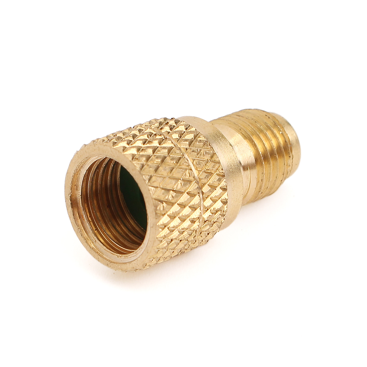 Bil ac  r12 to r134a ventilmonteringsadapter 1/4 "hane  to 1/2 " hon acme & ventilkärna bil luftkonditionering köldmedium mässing adapter