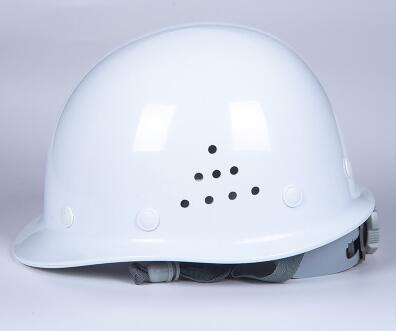 Adjsutable Outdoor Working Safety Hard Hat Construction Workplace Fiber reinforced composite material Protective Cap: Black