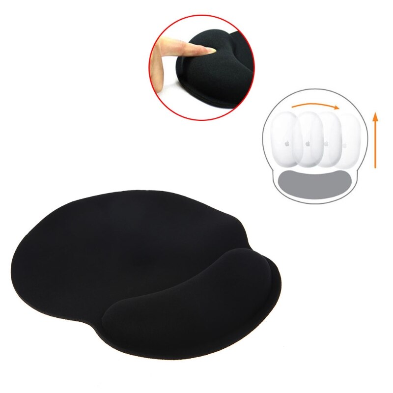 Soft Memory Foam Mouse Pad Anti-skid Ergonomic Mat Gel Wrist Support Gaming Mouse Pad