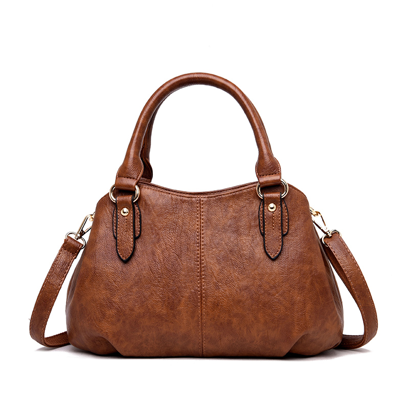 Sisjuly sacs à main de luxe femmes sac sac à bandoulière en cuir synthétique polyuréthane Laides sacs à bandoulière pour femmes sacs fourre-tout Bolso Feminina: brown