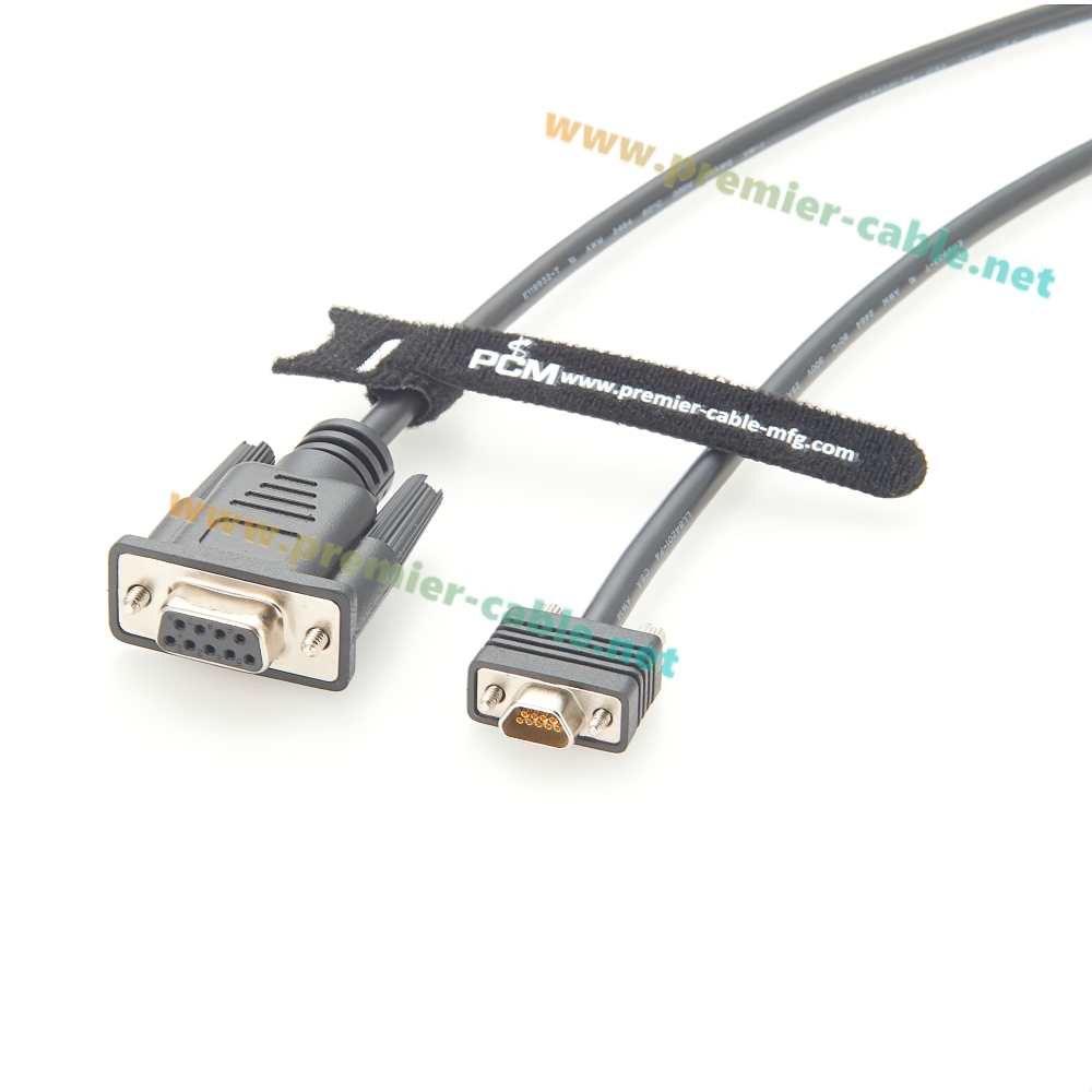 Micro DB9 Male to DB9 Female Industrial Camera tirgger Cable Receptacle Micro DB9 to D-Sub 9Pin Compatible Dell EMC 038-003-084