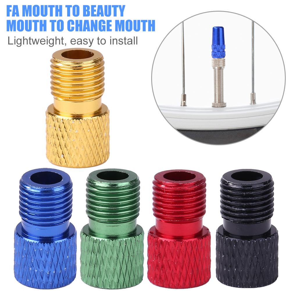 Adaptador de válvula Schrader, convertidor de válvula de bicicleta resistente al desgaste, Presta a valvula Schrader, adaptador de válvula, accesorio de ciclismo,