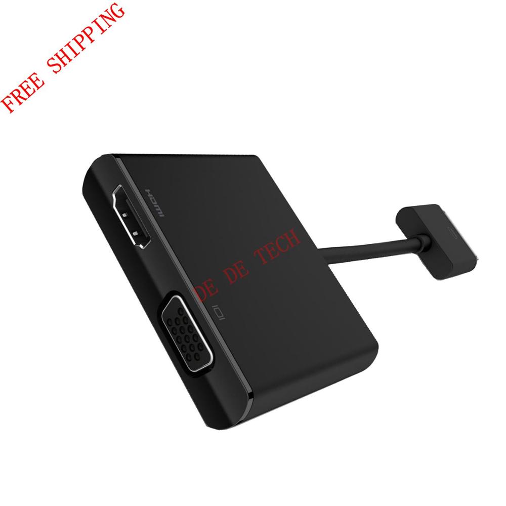 Original pour HP Elitepad 900 Z2760 Z3795 Elite X2 1011 G1 câble adaptateur HDMI & VGA 695551-001 695061-001