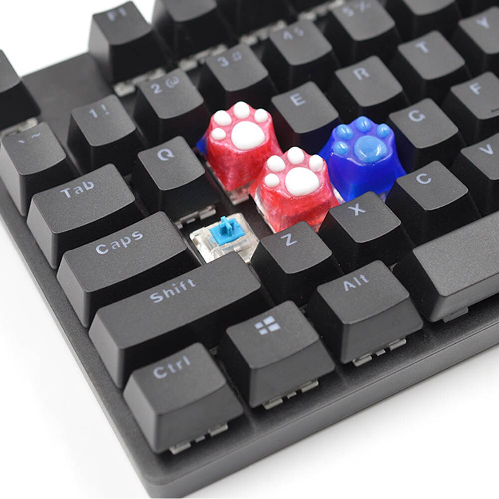 Manual DIY Mechanical Keyboard Key Cap Silicone Mold UV Crystal Epoxy Molds Bear Palm Shape Handmade Crafts Making Tools