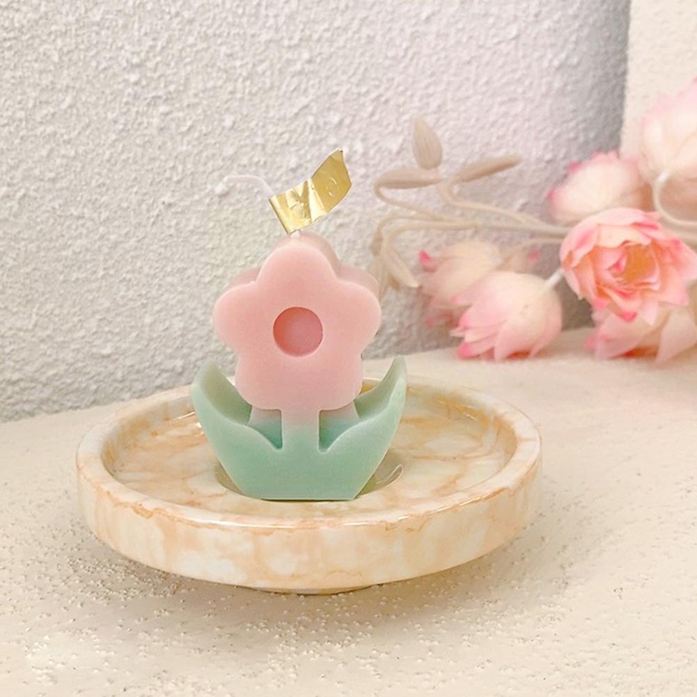 Blume Duftende Wachs Kerze Koreanische Heimat Dekoration Blume Ornament Duft Dekorationen Blümchen Leuchter Kerzen Handgemachte P3g6