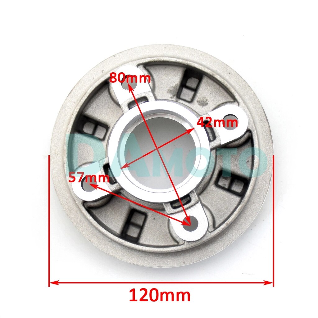 Dirt Bike-neumático de cubo y Rueda trasera para motocicleta, amortiguador de goma de 70CC, 90CC, 100CC, 125cc, para pit bike