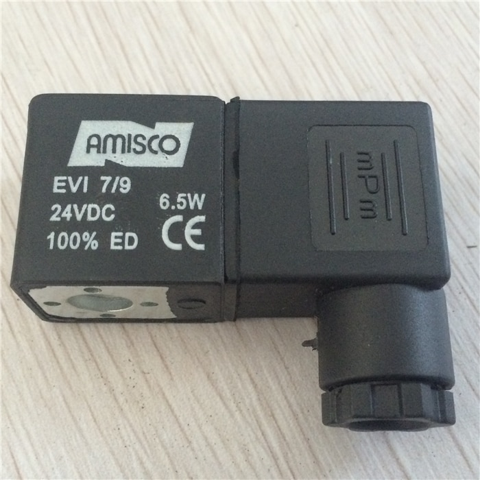 Amisco coil evi 7/9 220 vac 6va/5va 24 vdc 6.5w/3w för magnetventil