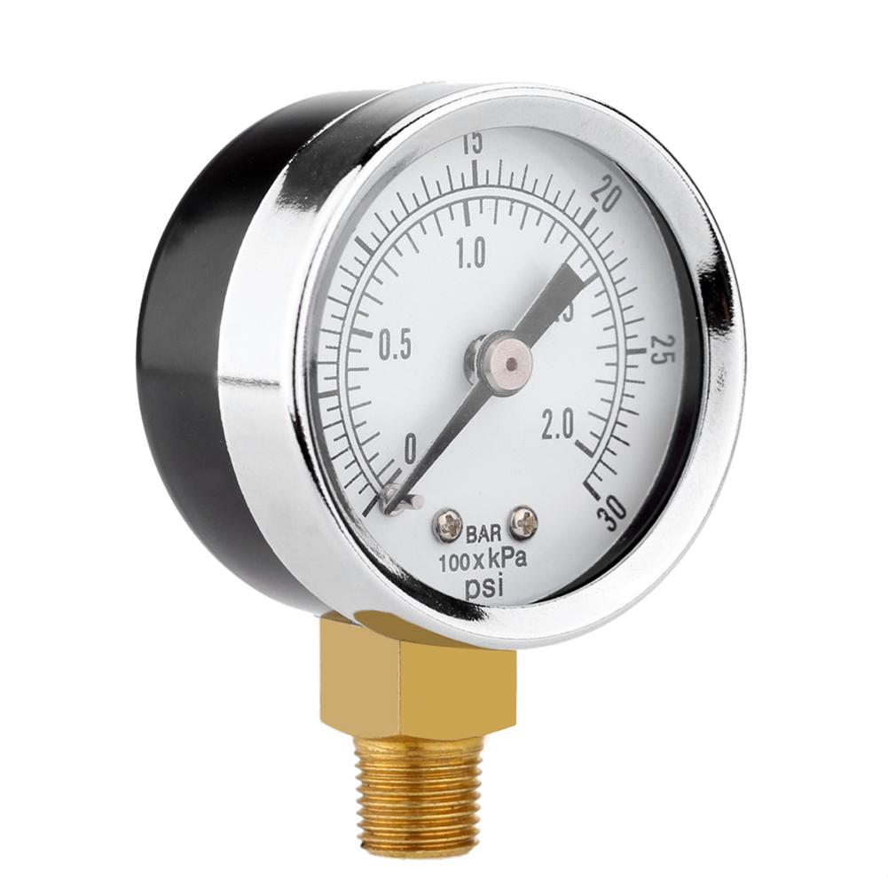 0-30psi 0-2bar 40MM Diameters Pressure Gauge Gas Pressure Measuring Tool