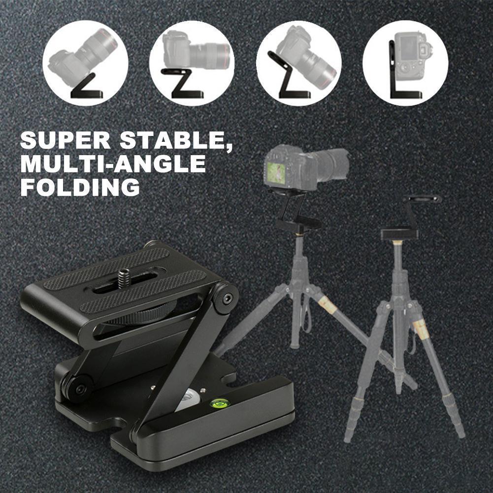 Camera Tripod Guide Rails Camera Flex Tripod Z-shaped Folding Bracket Mounting Plate Accessories Tilt Camera Ball Supp H3q8