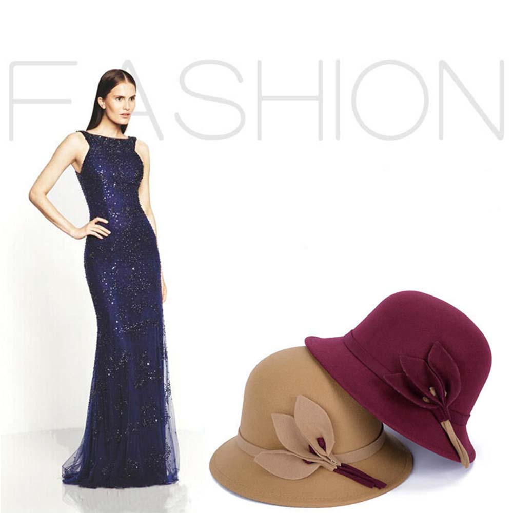 Sombrero redondo de flores de lino para mujer, sombrero redondo Billycock, Retro Vintage, Bowler, gorras de princesa, sombrero gorra de Jazz para mujer