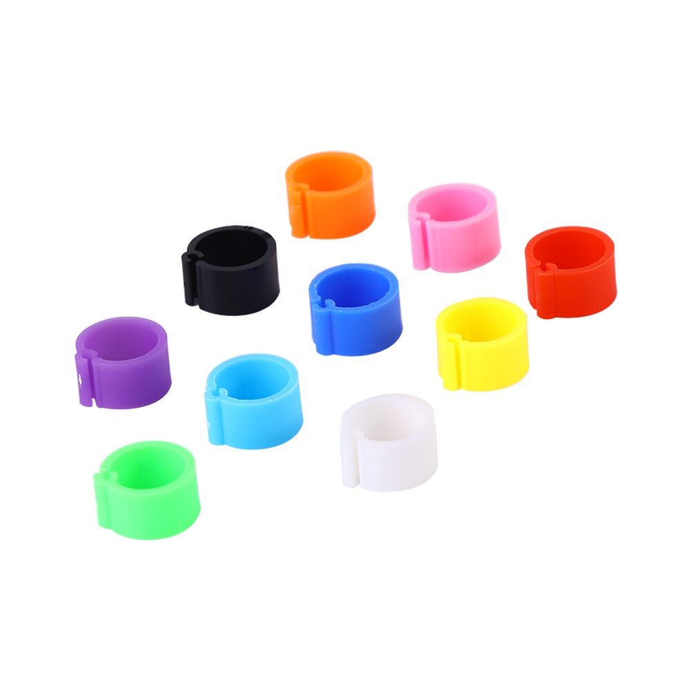 100 Pcs Duiven Ringen 6Mm Bajonet Identificatie Ring Opening Duif Ring Kleur Duif Voetring Duif Levert Vogel Apparaten